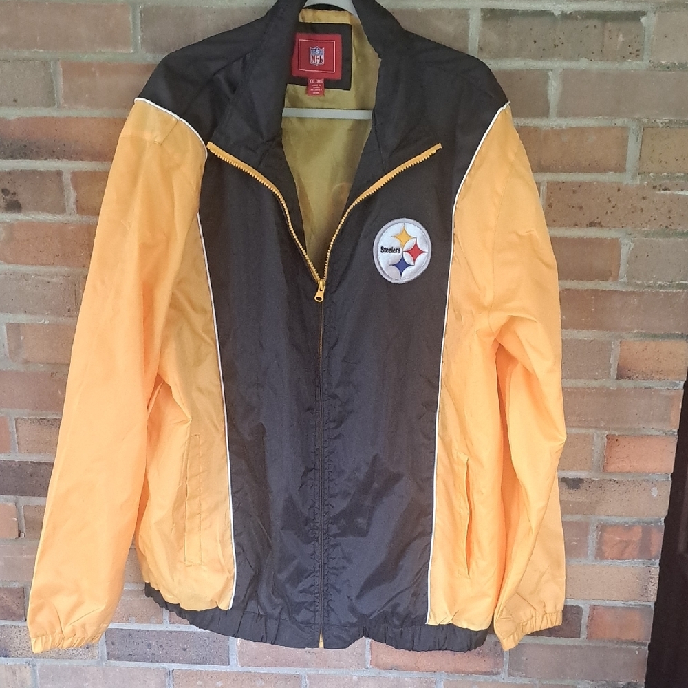 NFL Black and Yellow Windbreaker Jacket